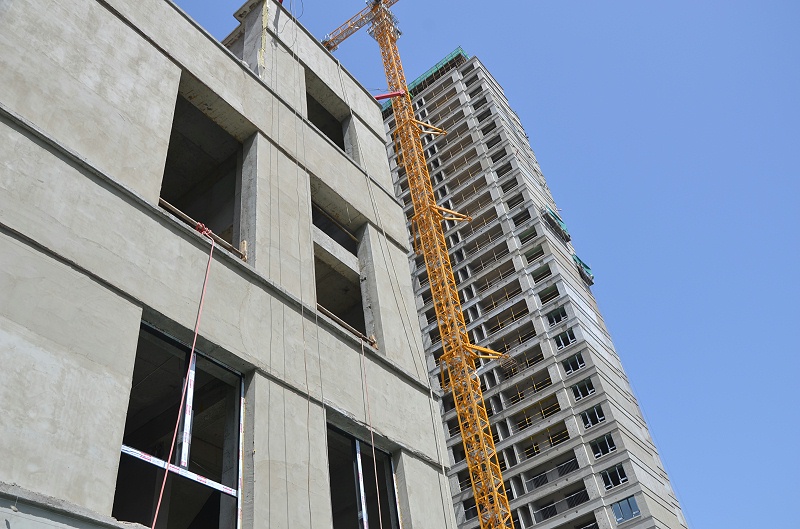 外墻保溫施工現(xiàn)場(chǎng)